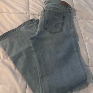 American Eagle flare denim